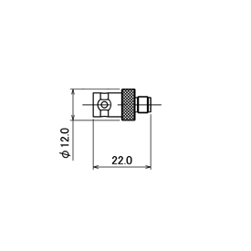 BNC(J)-SMA(J)-A drawing