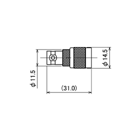 BNC(J)-TNC(P)-A drawing