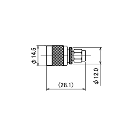 SMA(P)-TNC(P)-A drawing