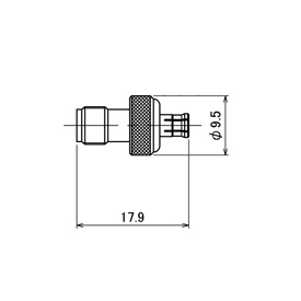 SMA(J)-MCX(P)-A drawing