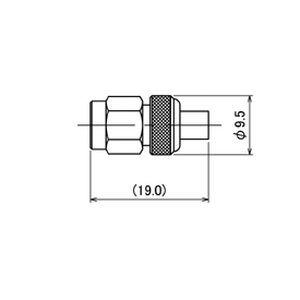 SMA(P)-MCX(J)-A drawing