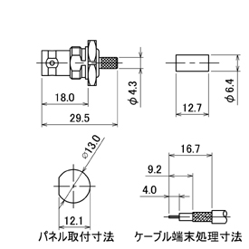 BNC-BJ-58A/U drawing