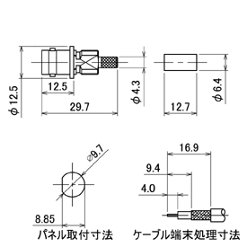 BNC-BJ-58A/U drawing