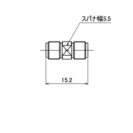 SMAコネクタ,SMA-J-PP drawing