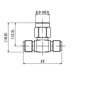 SMAコネクタ,SMA-TA-JPJ drawing