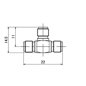 SMAコネクタ,SMA-TA-JJJ drawing